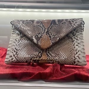 Snakeskin Clutch Purse Women